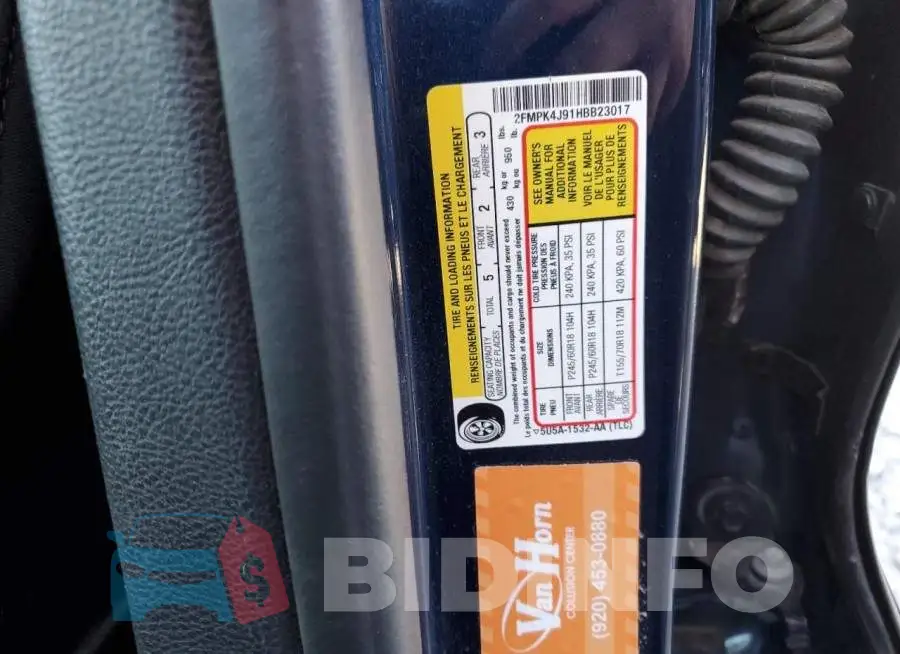 2FMPK4J91HBB23017 Photo# 12