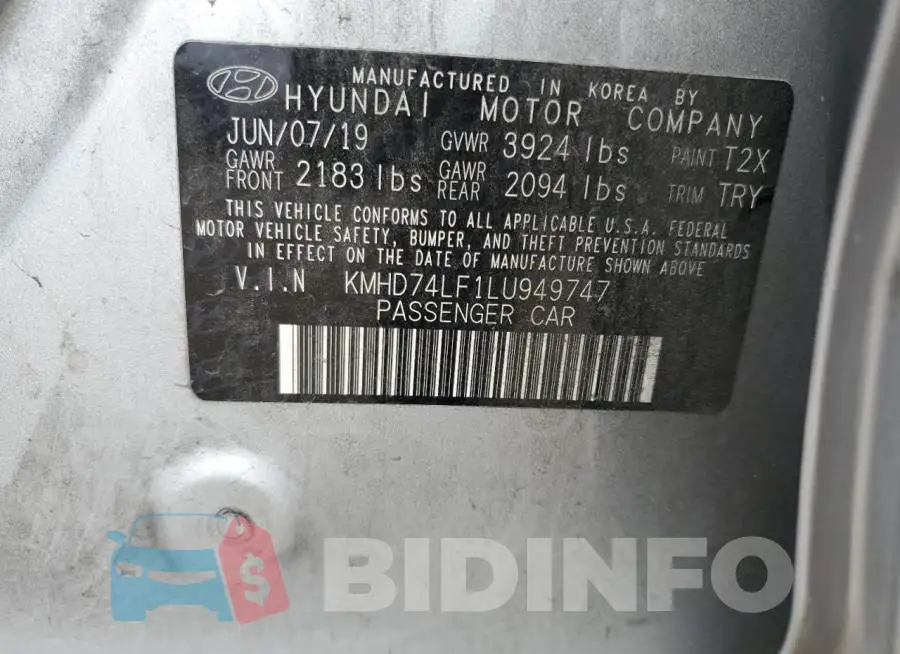 KMHD74LF1LU949747 Photo# 12
