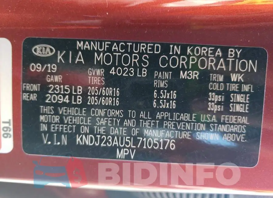 KNDJ23AU5L7105176 Photo# 12