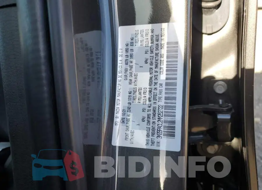 3MZBPACL2MM252722 Photo# 12