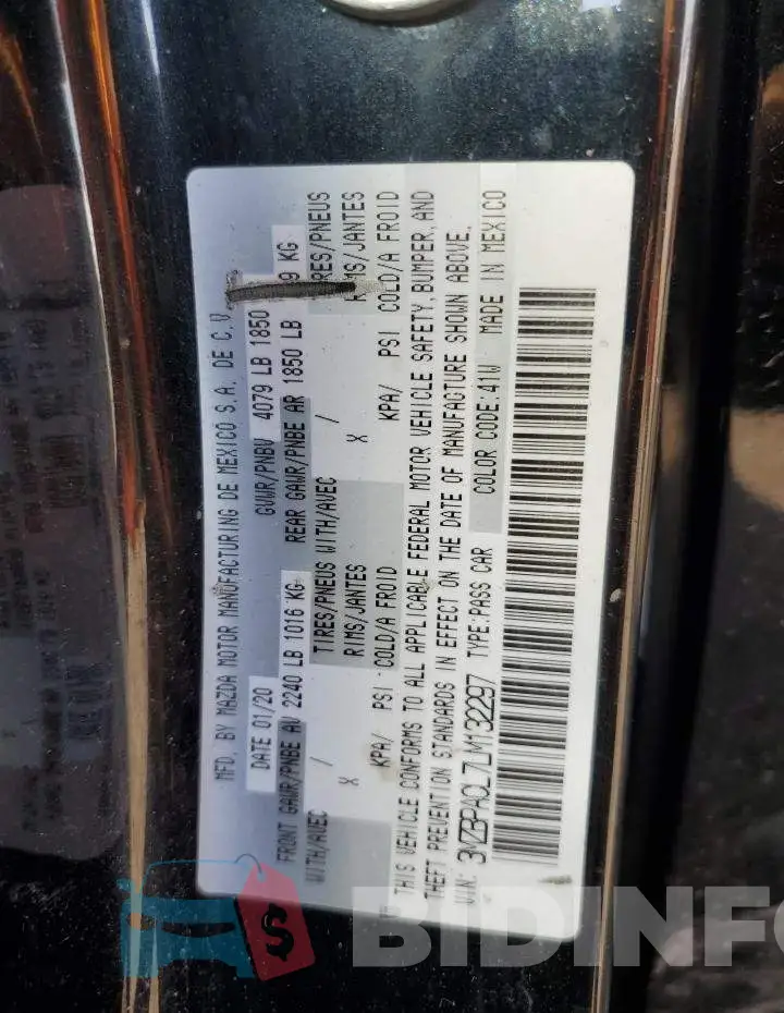 3MZBPACL7LM132297 Photo# 12