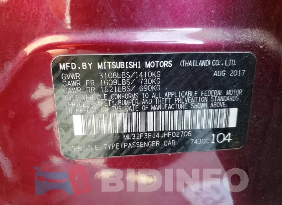 ML32F3FJ4JHF02706 Photo# 13