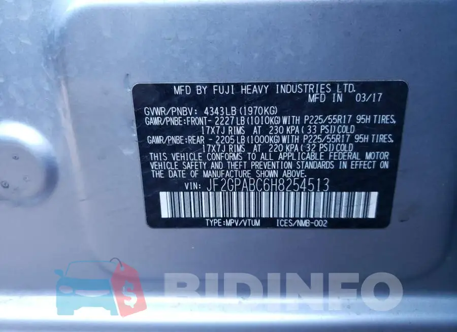 JF2GPABC6H8254513 Photo# 12