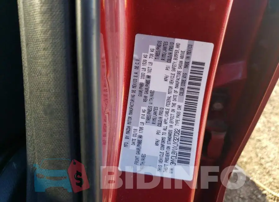 3MYDLBYVXJY327082 Photo# 13