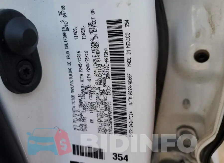 3TMDZ5BN0MM099273 Photo# 12