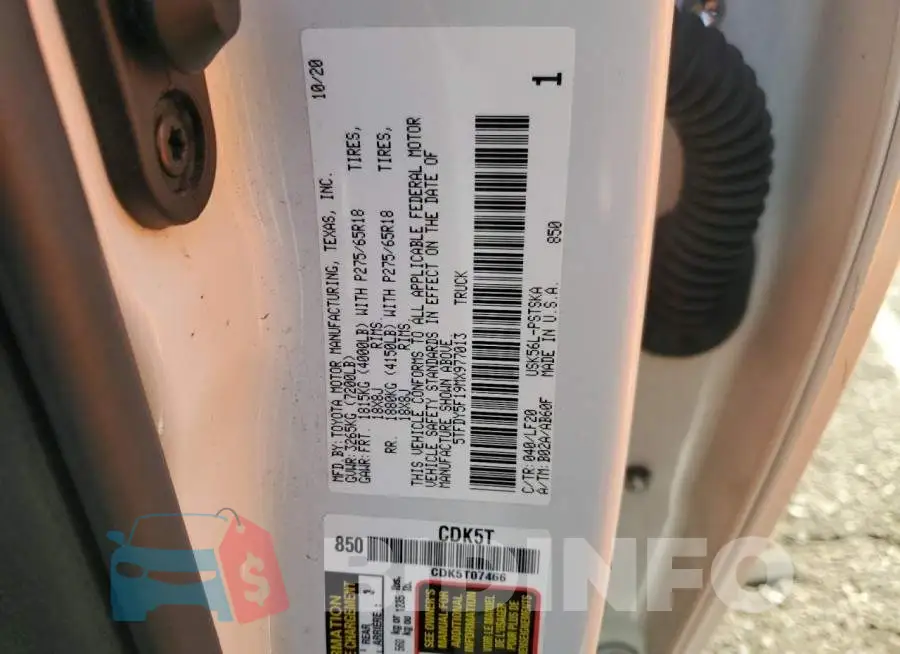 5TFDY5F19MX977013 Photo# 12