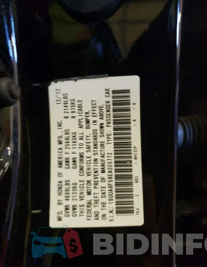 19UUA8F56EA005772 Photo# 12