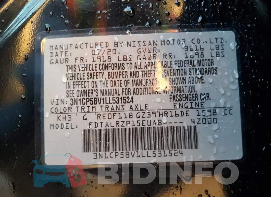 3N1CP5BV1LL531524 Photo# 12