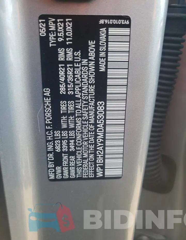 WP1BH2AY9MDA53083 Photo# 13