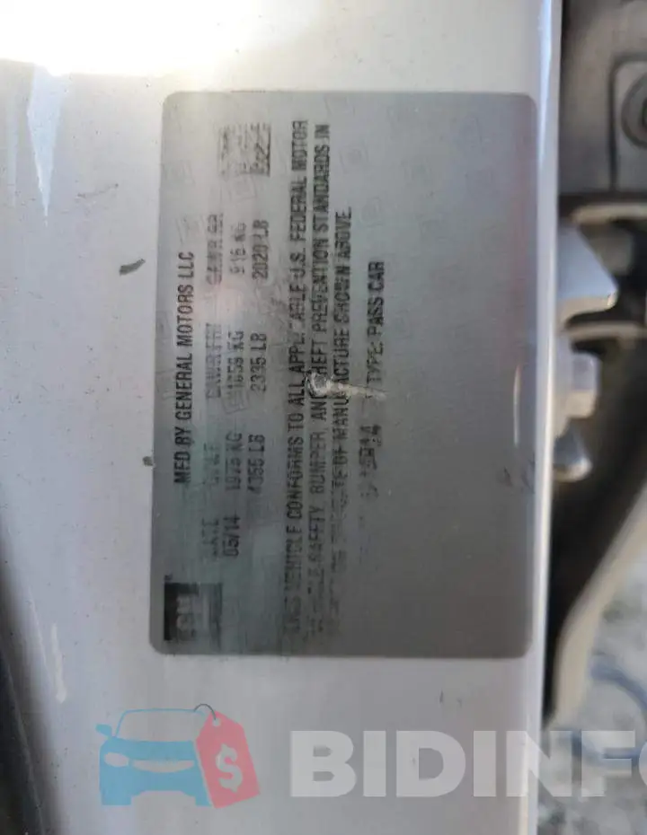 1G4PR5SKXE4214814 Photo# 12