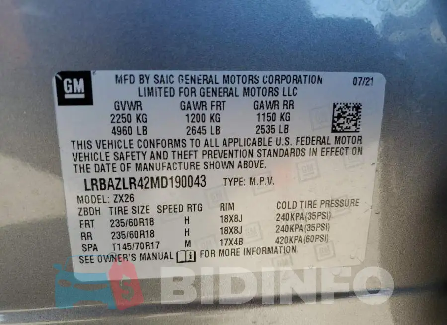 LRBAZLR42MD190043 Photo# 14