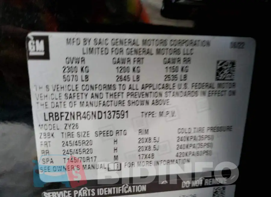 LRBFZNR46ND137591 Photo# 13