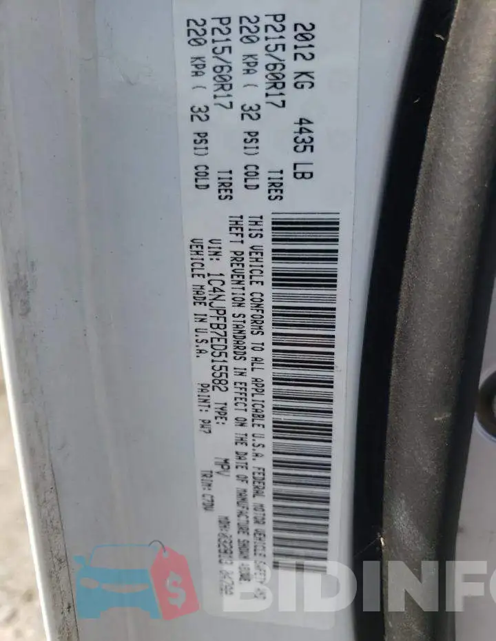 1C4NJPFB7ED515582 Photo# 10
