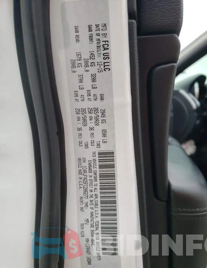 1C4RJFAG5FC206277 Photo# 14