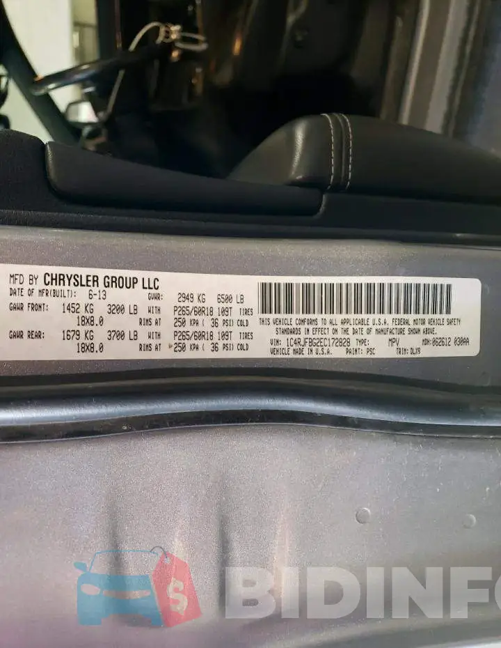 1C4RJFBG2EC172828 Photo# 13