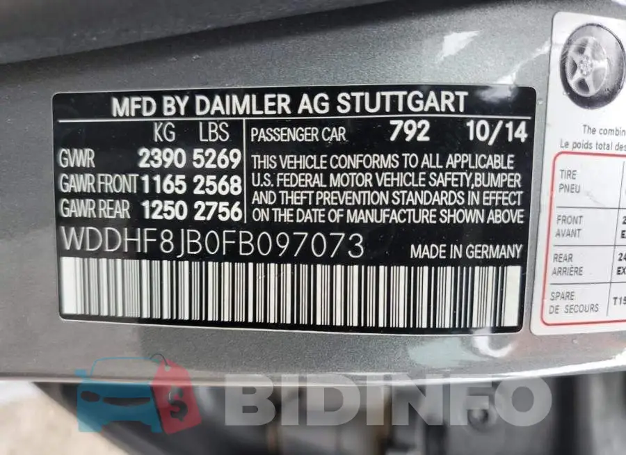 WDDHF8JB0FB097073 Photo# 13