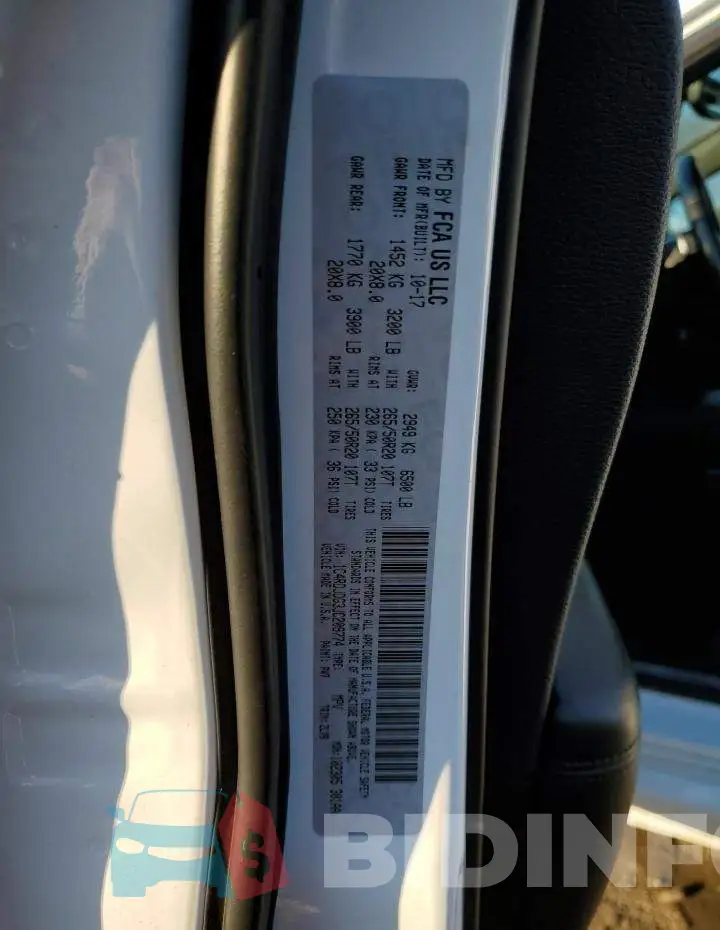 1C4RDJDG3JC209774 Photo# 13