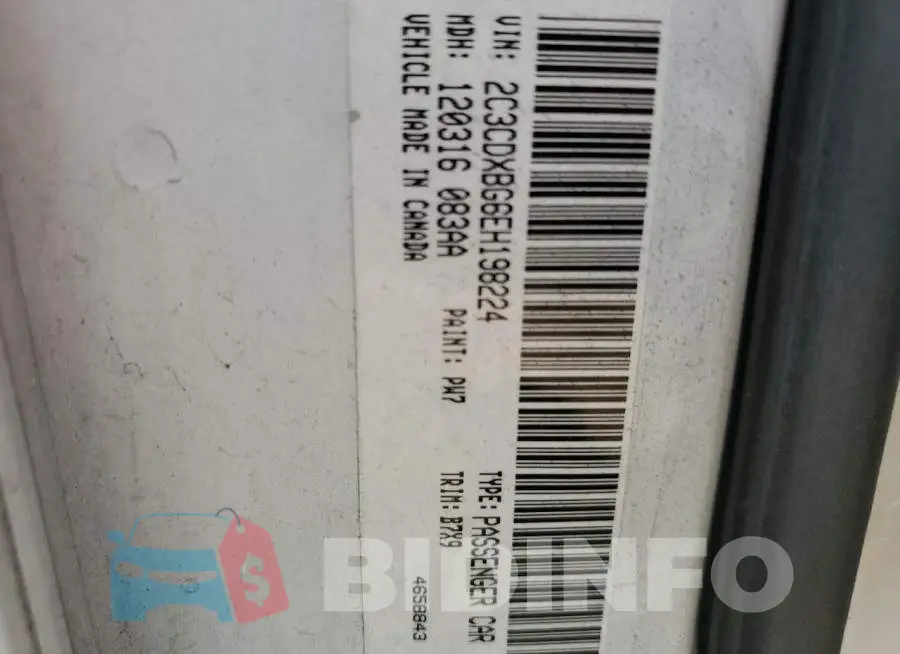 2C3CDXBG6EH198224 Photo# 12