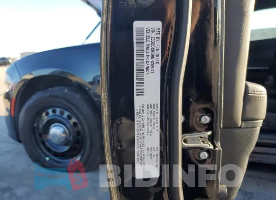 2C3CDXKG9NH209541 Photo# 12