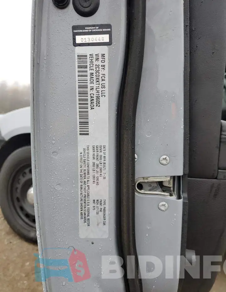 2C3CDXKT1LH196052 Photo# 13