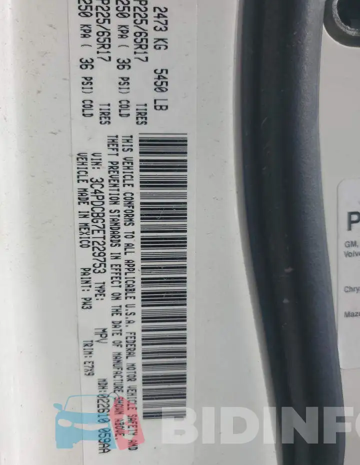 3C4PDCBG7ET229753 Photo# 12