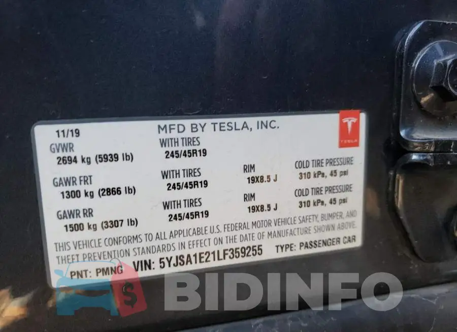 5YJSA1E21LF359255 Photo# 12