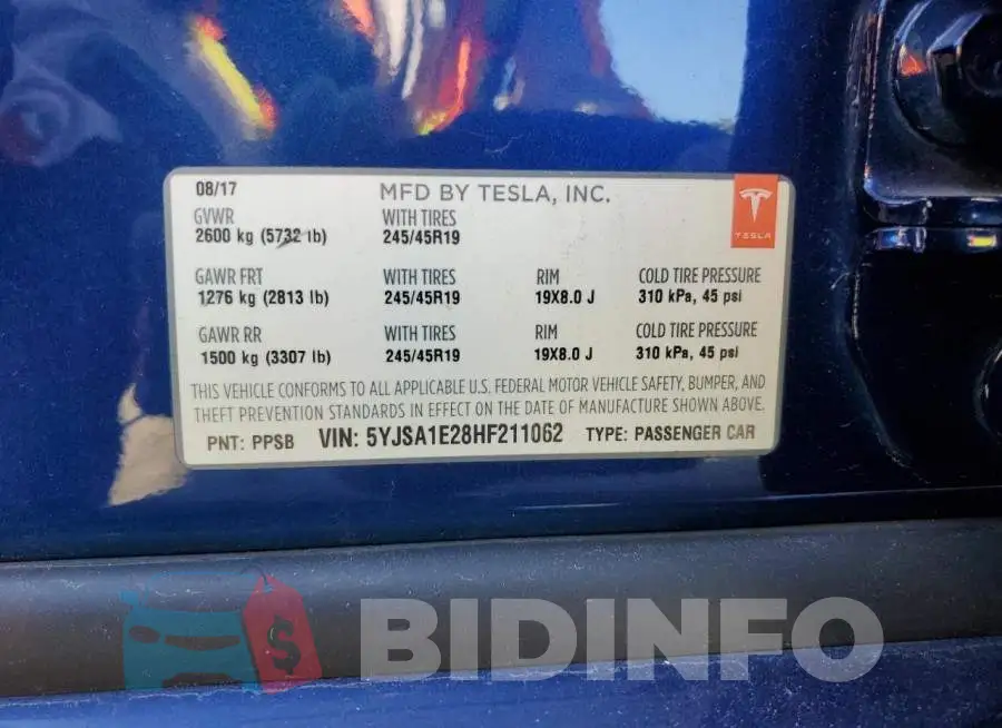 5YJSA1E28HF211062 Photo# 13
