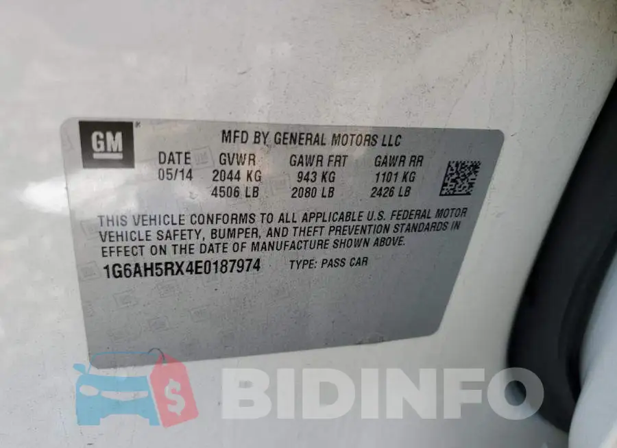 1G6AH5RX4E0187974 Photo# 12