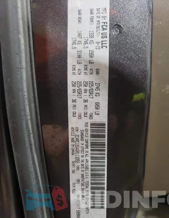 2C4RC1BG4GR113352 Photo# 14