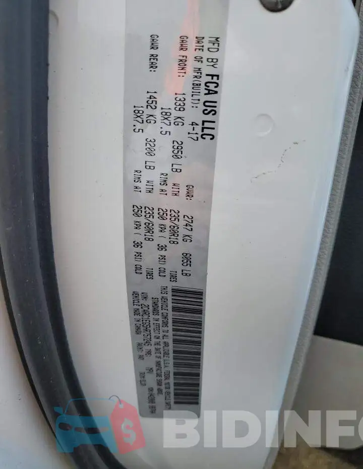 2C4RC1EG5HR757245 Photo# 14