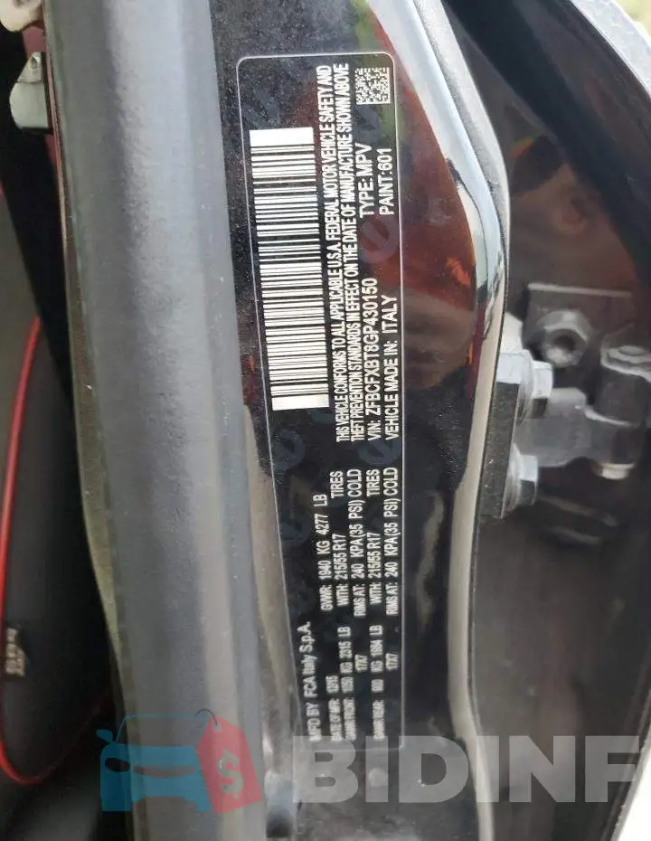 ZFBCFXBT8GP430150 Photo# 12