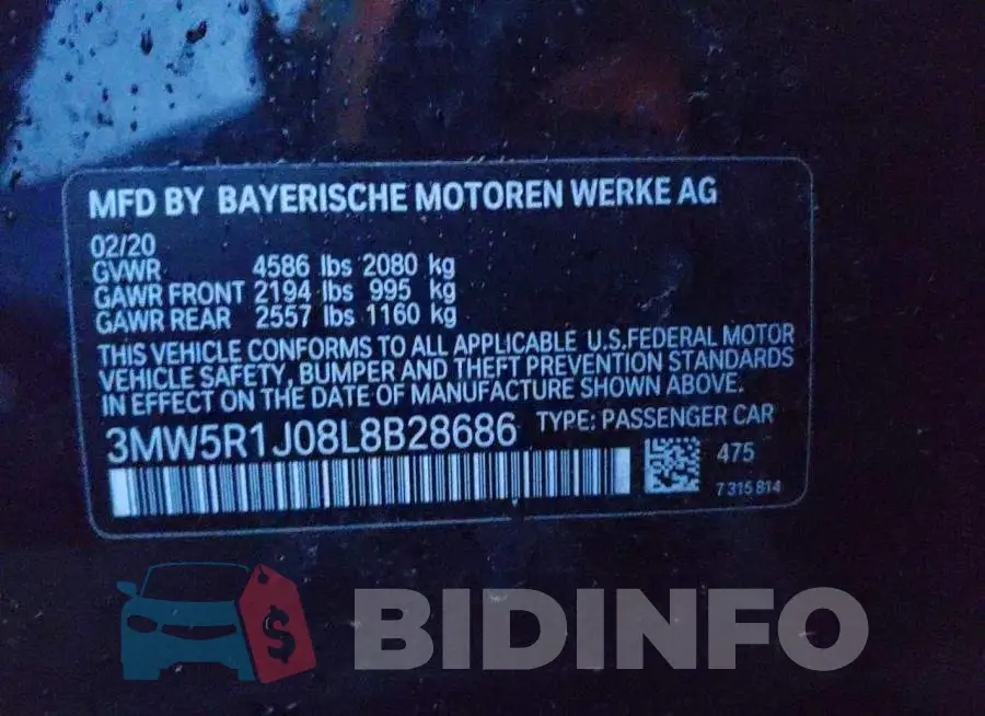 3MW5R1J08L8B28686 Photo# 12