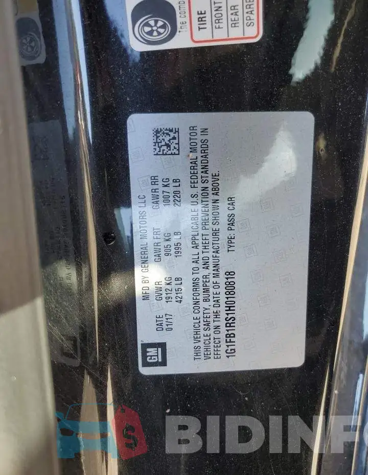 1G1FB1RS1H0180818 Photo# 12
