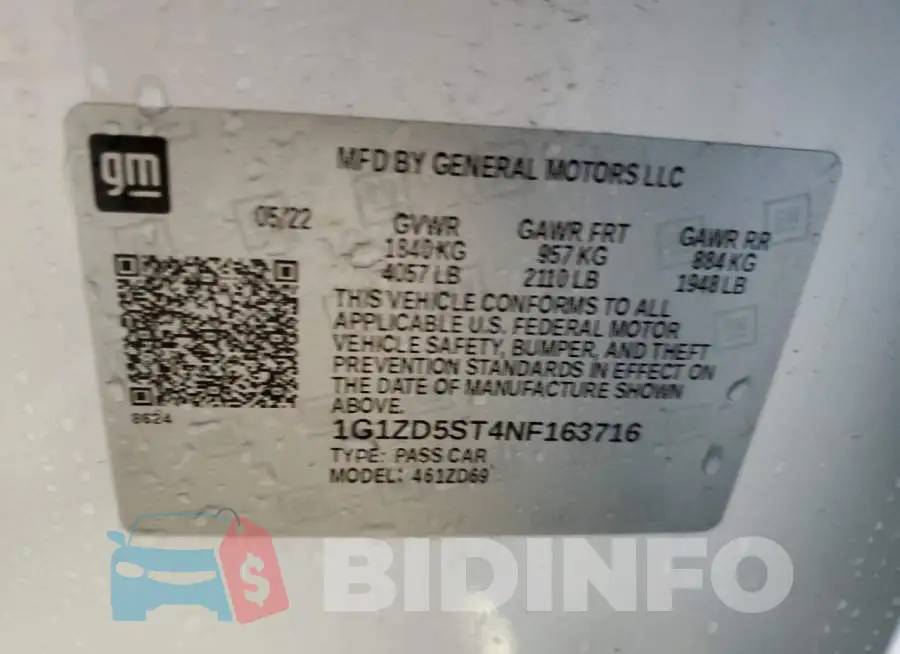 1G1ZD5ST4NF163716 Photo# 12