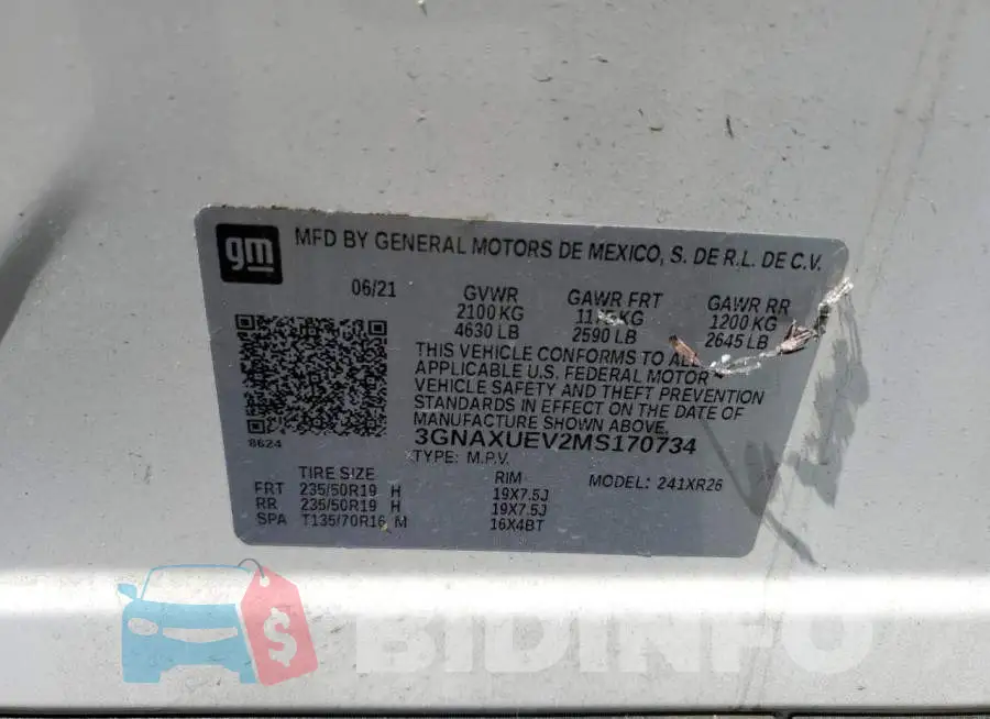 3GNAXUEV2MS170734 Photo# 14