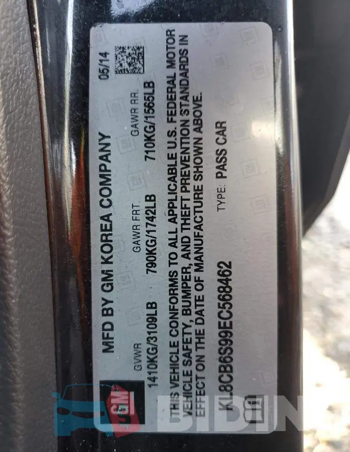 KL8CB6S99EC568462 Photo# 12