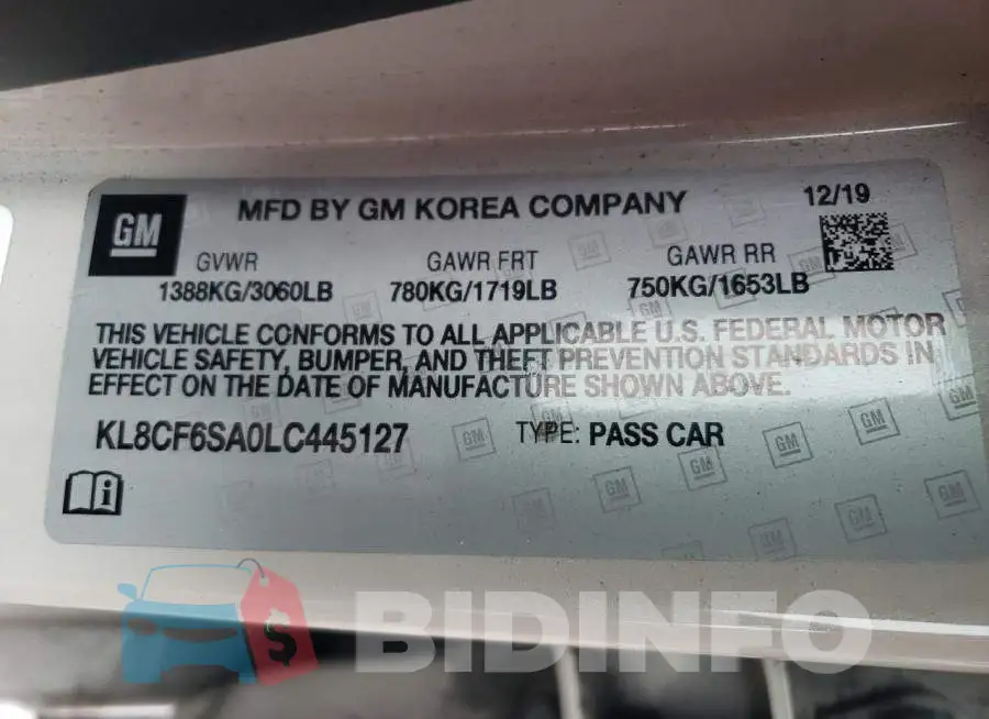 KL8CF6SA0LC445127 Photo# 12