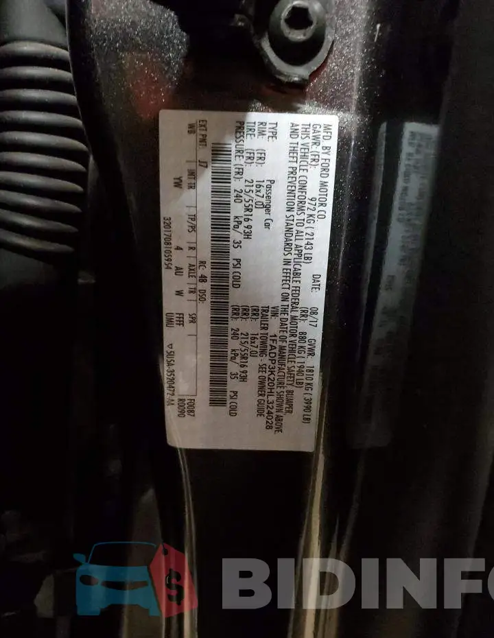 1FADP3K20HL324028 Photo# 12