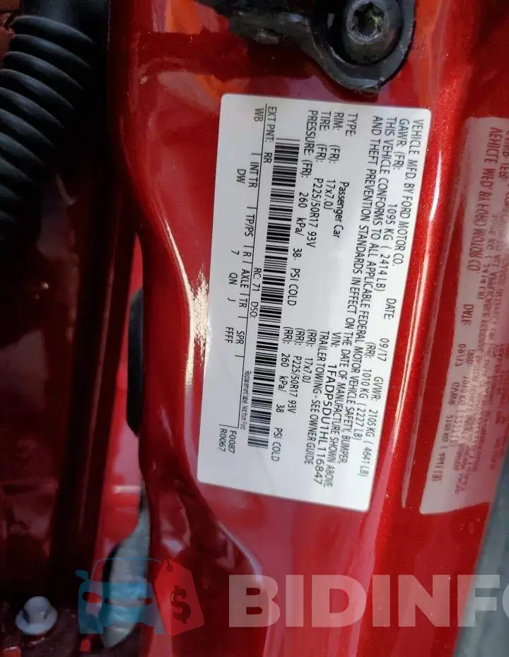 1FADP5DU1HL116847 Photo# 12