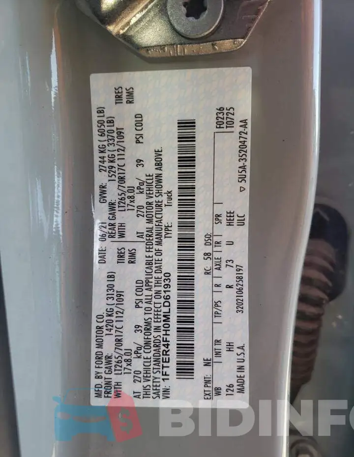 1FTER4FH0MLD61930 Photo# 13