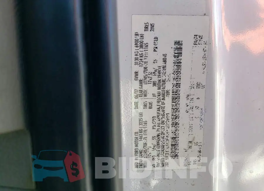 1FTEX1CF4HKE23901 Photo# 12
