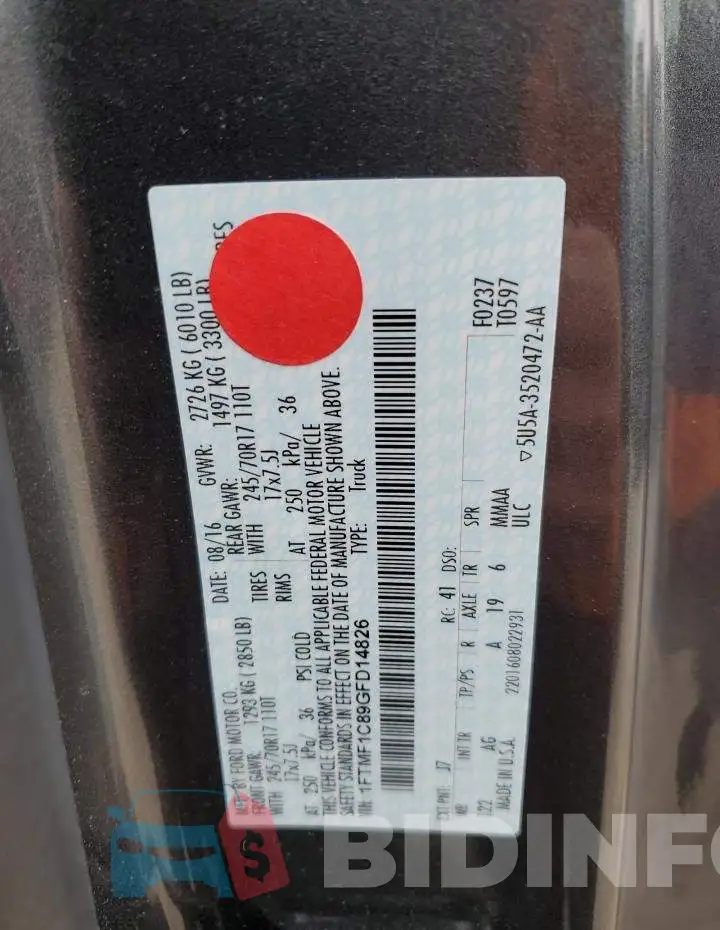 1FTMF1C89GFD14826 Photo# 12