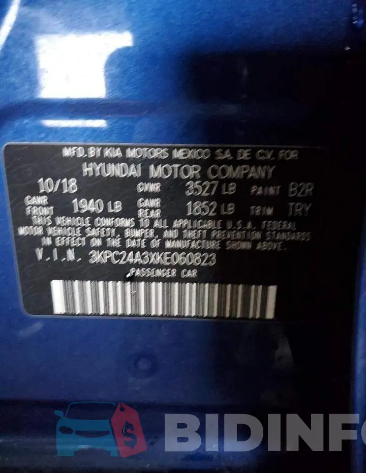 3KPC24A3XKE060823 Photo# 13