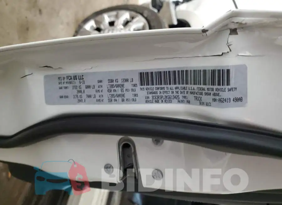 3C63R3PL2KG613425 Photo# 12
