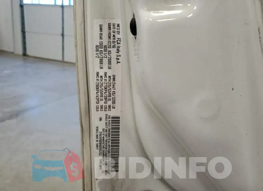 ZFBERFBB9H6D85263 Photo# 13