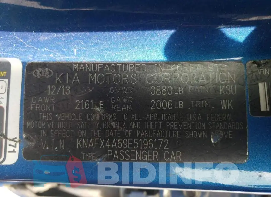KNAFX4A69E5196172 Photo# 12
