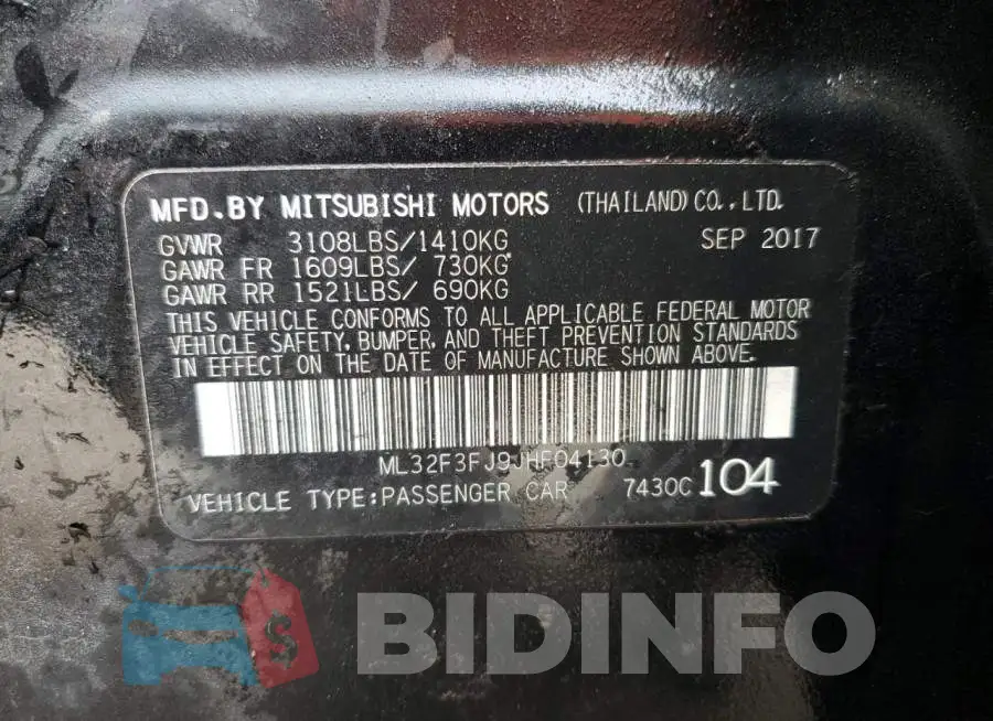 ML32F3FJ9JHF04130 Photo# 12