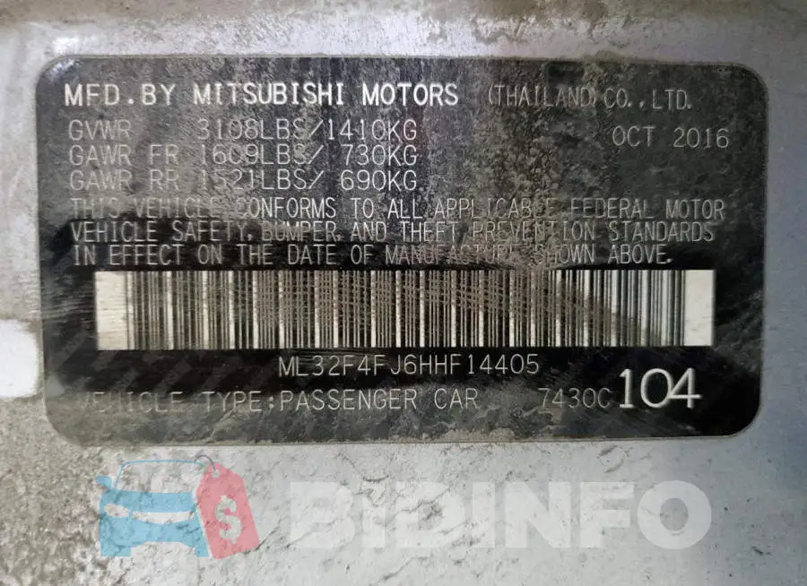 ML32F4FJ6HHF14405 Photo# 13