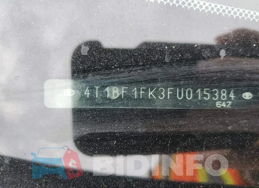 4T1BF1FK3FU015384 Photo# 12
