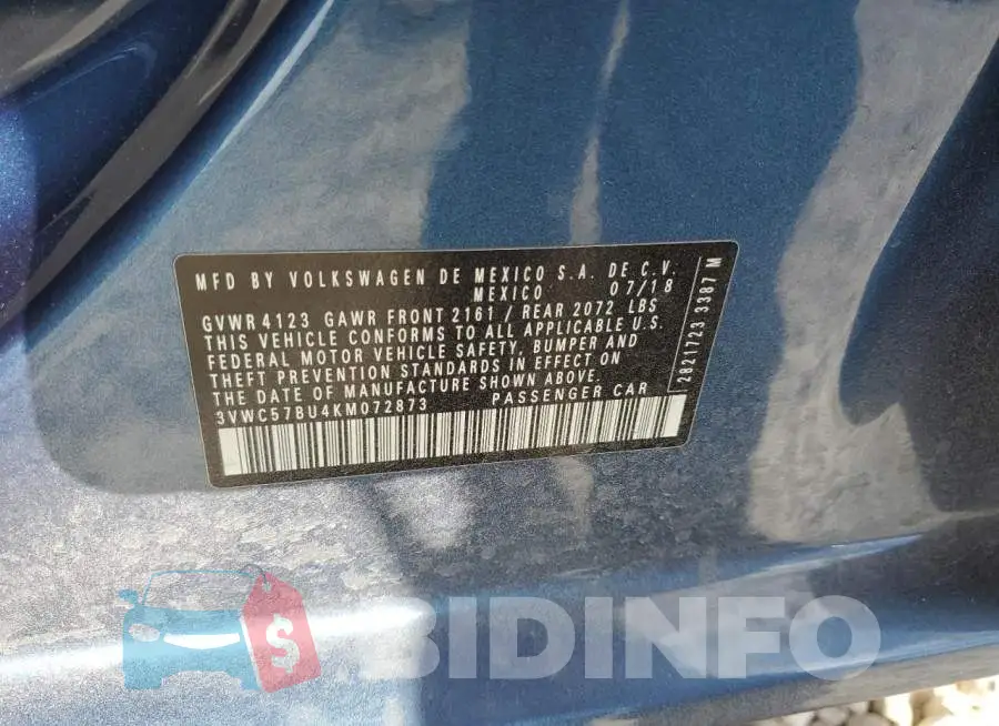 3VWC57BU4KM072873 Photo# 13